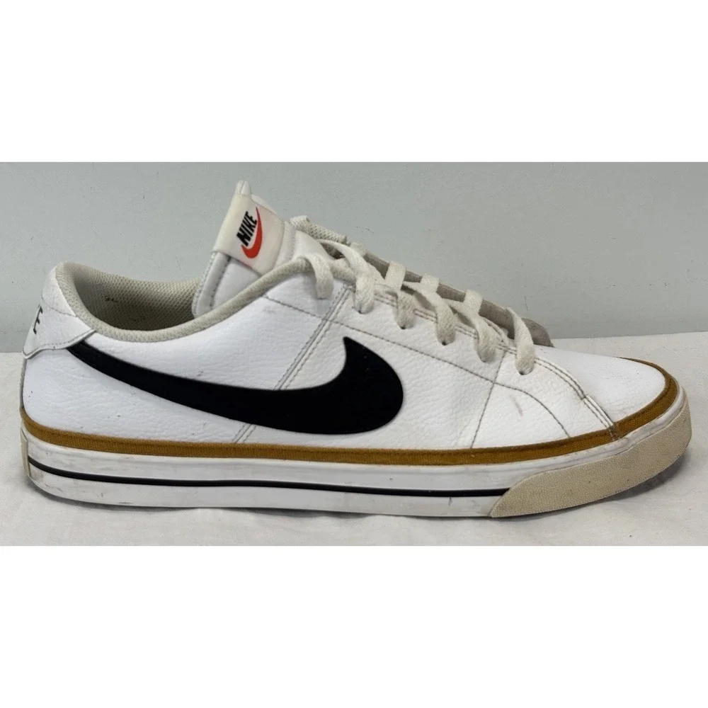 Size 13 - Nike Court Legacy Next Nature Mens White Desert Ochre Sneaker